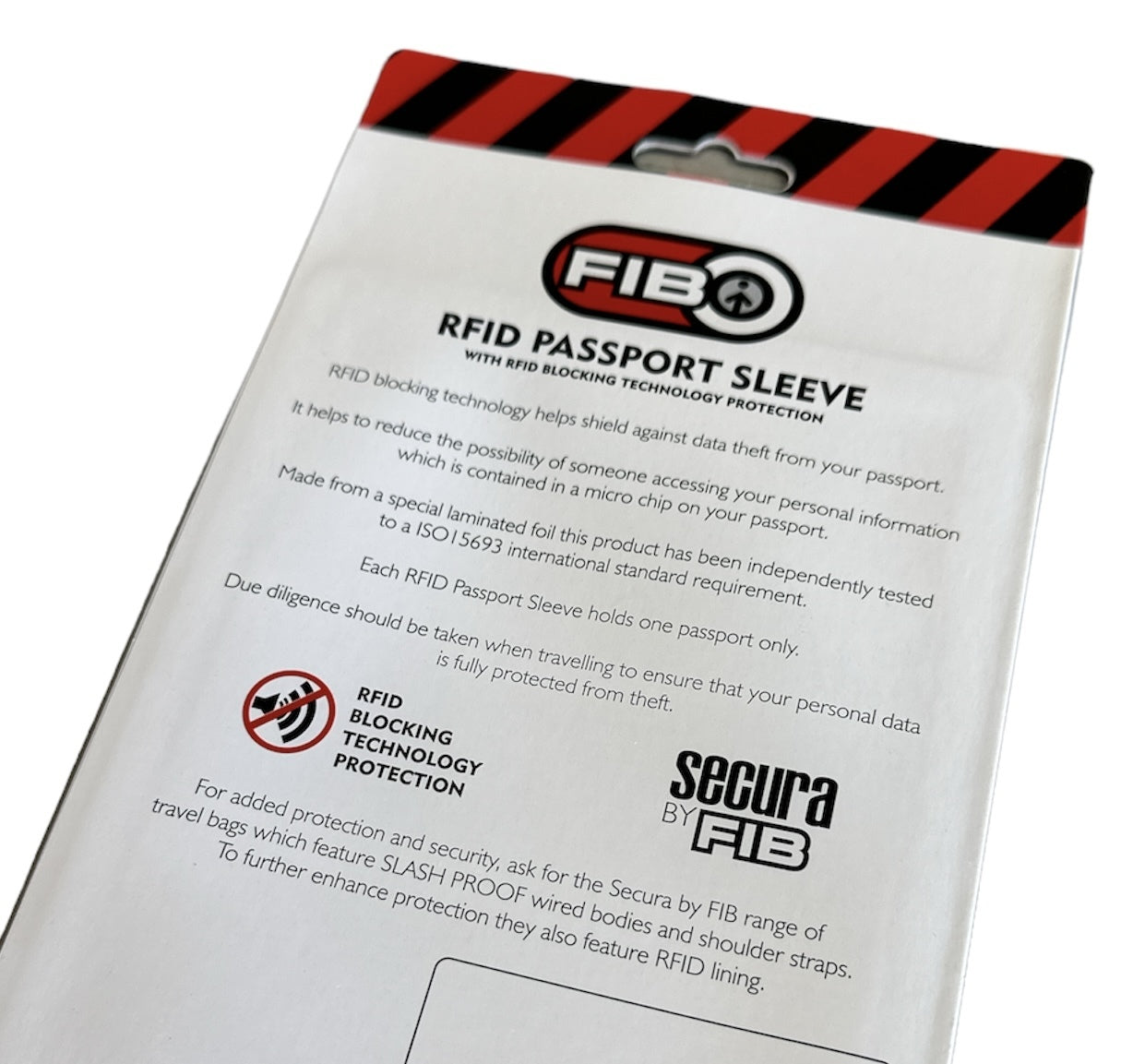 FIB RFID PROTECTED PASSPORT SLEEVE TWIN PACK