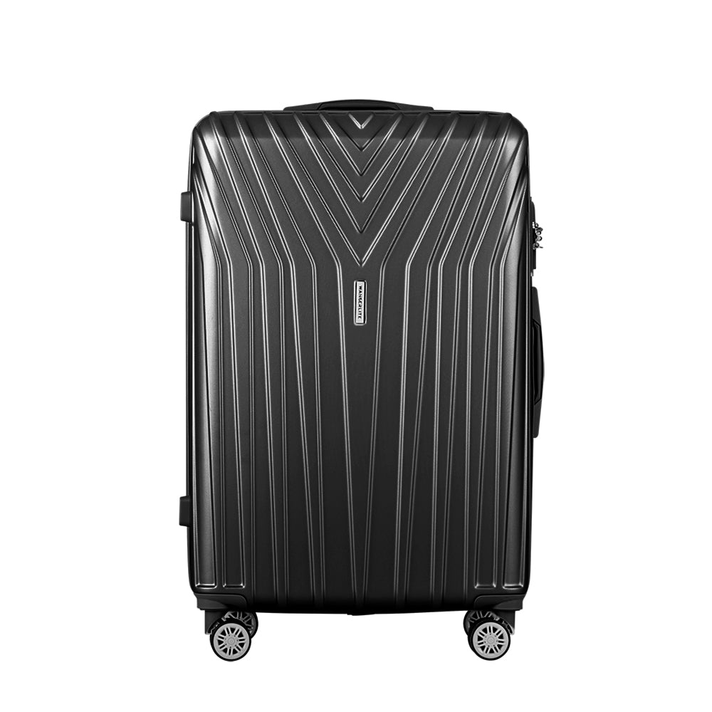 WANDERLITE TSA SECURED 3PCE HARD CASE LUGGAGE SET