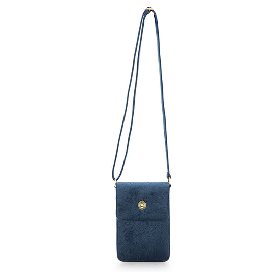 PIP STUDIO VELVET QUILTED CROSSBODY PHONE BAG