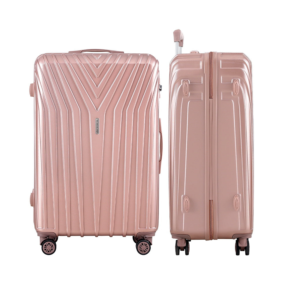 WANDERLITE TSA SECURED 3PCE HARD CASE LUGGAGE SET