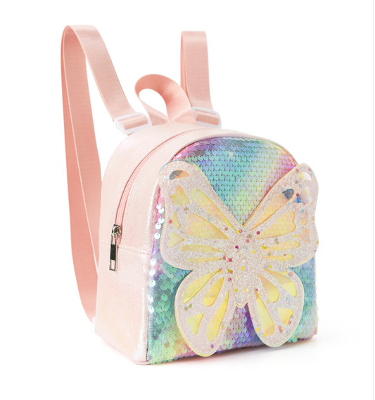 BUTTERFLY SPARKLE & GLITTER BACKPACK