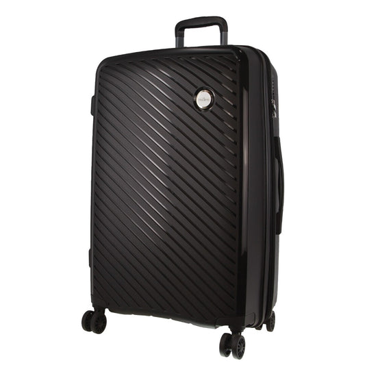 MILLENI MONACO 75CM LARGE TSA LOCK HARD CASE LUGGAGE - BLACK