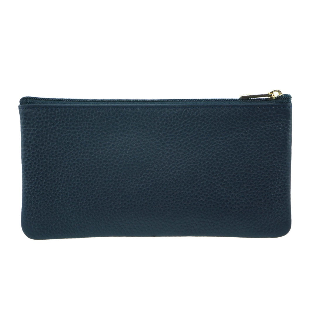 PIERRE CARDIN SOFT LEATHER LADIES ZIPPED WALLET PURSE