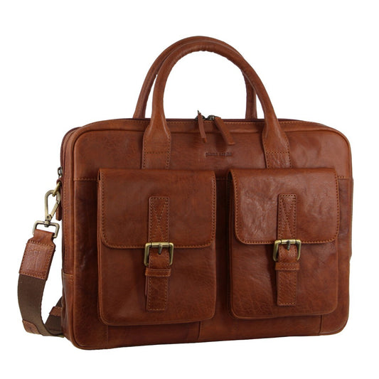 PIERRE CARDIN MULTI COMPARTMENT 15" LAPTOP BUSINESS BAG