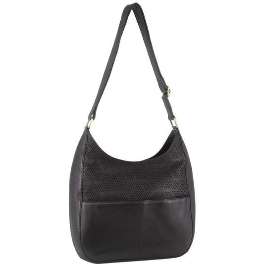 PIERRE CARDIN WOMENS ITALIAN MADE LEATHER CROSSBODY SHOULDER BAG