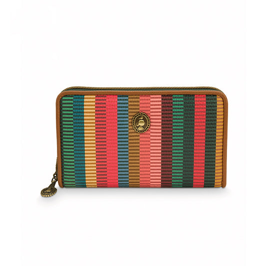 PIP STRIPE JACQUARD LADIES WALLET