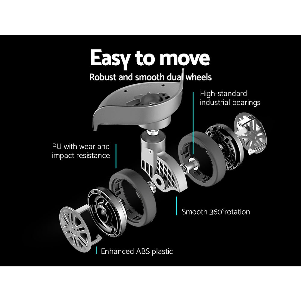 WANDERLITE TSA SECURED 3PCE HARD CASSE LUGGAGE SET